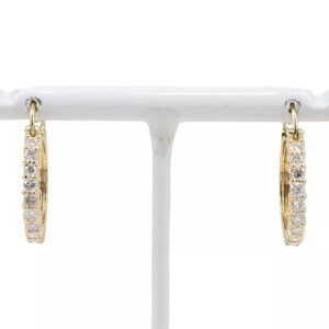 Half eternity Piercing loop 10P diamond K18 yellow gold/diamond 5.2g Women